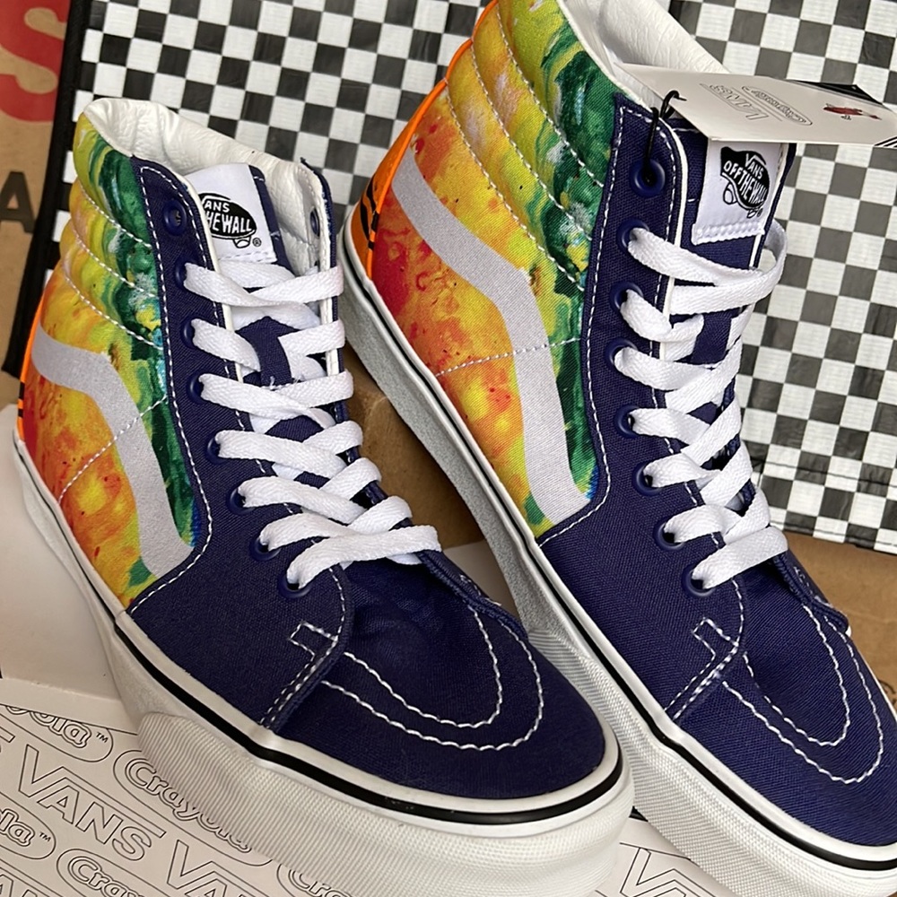 Vans Multicolor High-Top Sneakers - Picture 7 of 16